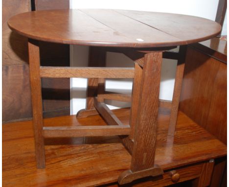 A Robin Nance light oak, twin flap coffee table.Provenance: Made by Robin Nance for his home. 