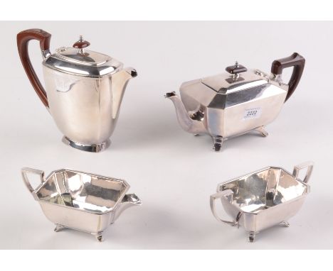 A 1930s EPNS four piece tea service.