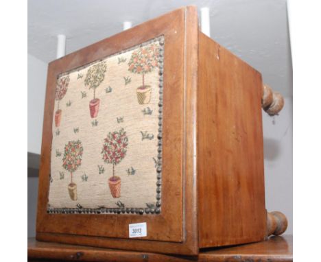 A Victorian box commode.
