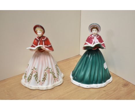 Two Royal Doulton bone china 'The Twelve Days of Christmas' figurines, comprising 'On The First Day of Christmas' HN5168 and 