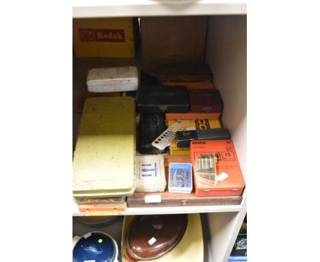 A selection of tools, including Bosch drill bits, socket set, drill bits, taps and dies and much more.