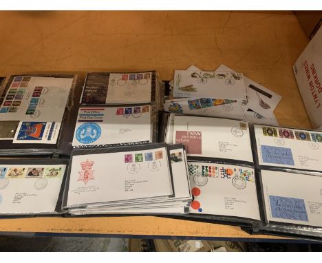 THREE ALBUMS OF ROYAL MAIL FIRST DAY COVERS 