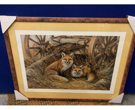 A ROSEMARY MILLETTE FRAMED PRINT 'A RUSTIC RETREAT' LIMITED EDITION 160/2633 WHOLESALE PRICE £150 