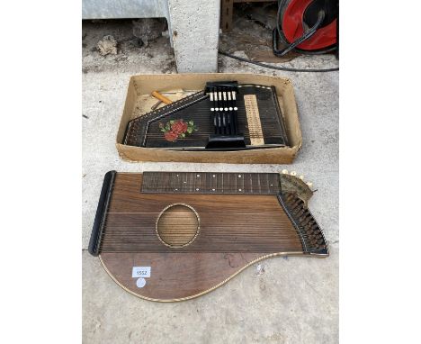 TWO VINTAGE MUSICAL INSTRUMENTS 