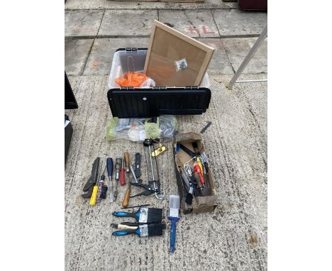 VARIOUS TOOLS - CHISELS, SCREWDRIVER ETC 