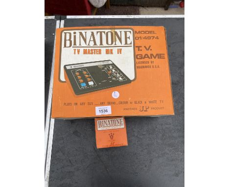 A VINTAGE BINATONE TV MASTER MK IV TV GAME 