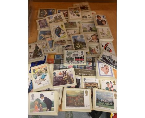 A LARGE SELECTION OF FIRST DAY COVERS, STAMPS AND POSTCARDS 