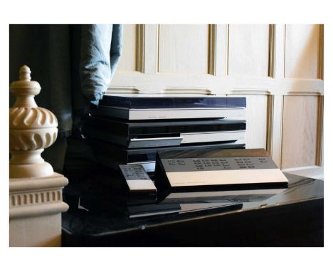Bang &amp; Olufsen Beogram 5000, comprising Master Control, turntable, CD player, tape deck, remote control, and speaker