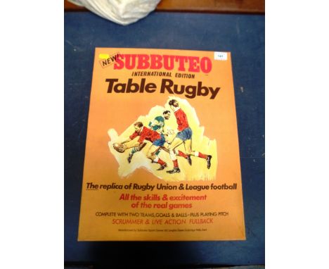 BOXED SUBBUTEO TABLE RUGBY