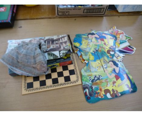 2 SAN FRANCISCO CABLE CAR KITS, DOLL, CHESS BOARD AND DISNEY DISPLAYS