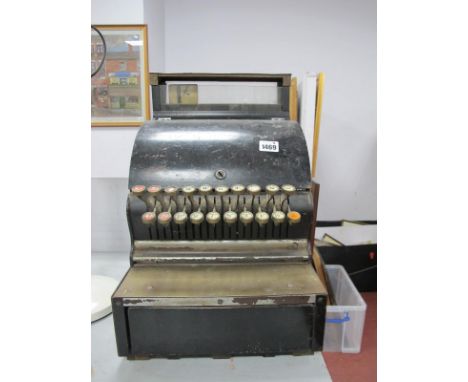 A Vintage National Shop Cash Register, D.F 53928 0724 SH.