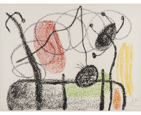 δ Joan Miro (1893-1983)Untitled (Plate 19 from Album 21) (M.1141; Cramer 241)Lithograph printed in colours, 1978, signed and 
