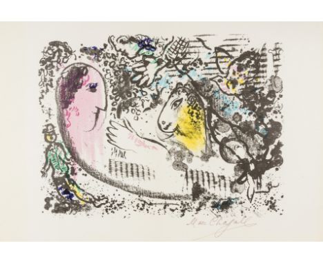 δ Marc Chagall (1887-1985)Derrière le Miroir No.182 (Cramer 81)The complete publication, 1969, comprising two lithographs pri