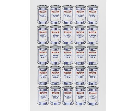 Banksy (b.1974) (after)Soup Can PosterOffset lithograph printed in colours, 2010, on thin wove paper, printed and published b