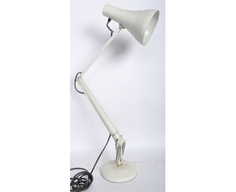 A retro vintage mid 20th century Herbert Terry &amp; Sons Ltd anglepoise desk lamp, trade mark 90. The lamp having articulate