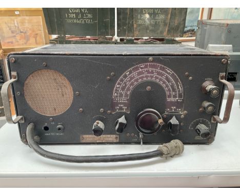A British Military Communication Receiver Type P.C.R "Invasion Receiver" / Broadcast Receiver, post 1944 by Philips 