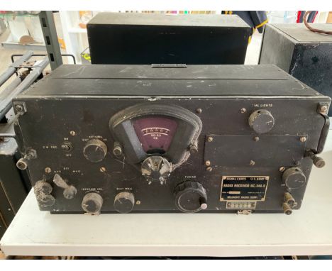 A US Army Signal Corps Radio Receiver BC-348-R, Belmont Radio Corp 