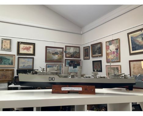 A model of HMS Intrepid (D10) 