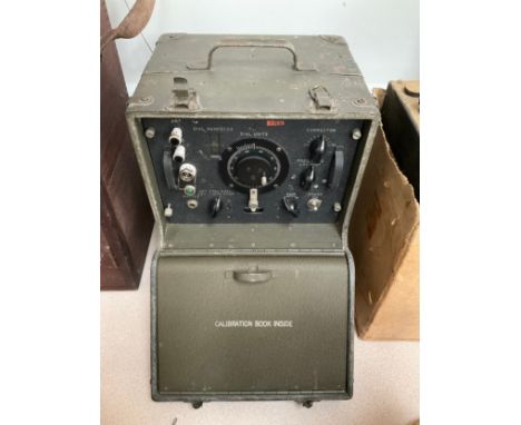A WWII US Army Signal Corps frequency tester, serial No. SC6192A 