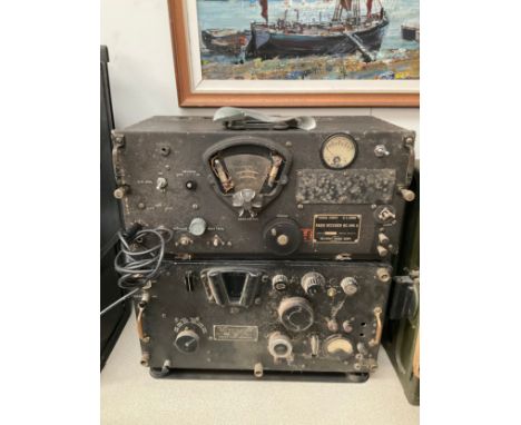 A WWII Army Signal Corps Radio Receiver BC-342-N, primarily used as part of field installations. A WWII BC-348-H communicatio
