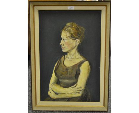 Ben Buxton (20th century school)Portrait of a young ladyoil on canvassigned and framed