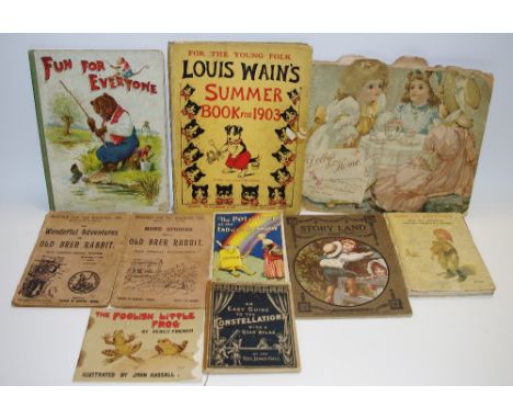 Early Juvenalia - Books - Louis Wain, Summer Book For 1903 with 143 illustrations London: Hutchinson &amp; Co; Fun For Everyo