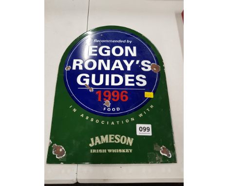 ENAMEL SIGN IGON RONAYS GUIDES 