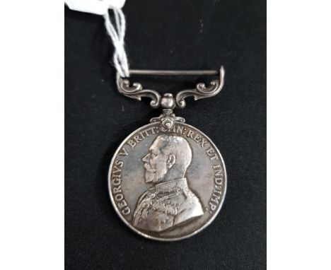 FIRST WORLD WAR SILVER MEDAL GEORGE V FOR BRAVERY IN THE FIELD PTE H.LINDLEY, WEST YORKSHIRE REG 