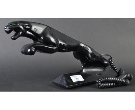 Jaguar - a scarce original Jaguar licensed large mascot / Leaper promotional telephone. The phone in the shape of a classic J