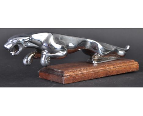 Early Type 2 Jaguar Mascot - an original vintage Jaguar car radiator mascot - Type 2 (early version). Bearing two serial numb