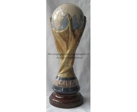 LLADRO WORLD CUP TROPHY     Lladro were commissioned to produce a replica World Cup trophy by FIFA in 1974 following the acce