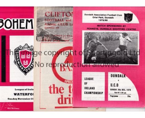 SCOTTISH / IRISH FOOTBALL PROGRAMMES      Forty two programmes, 36 Scottish including Ayr v Rangers 72/3, Meadowbank v Aberde