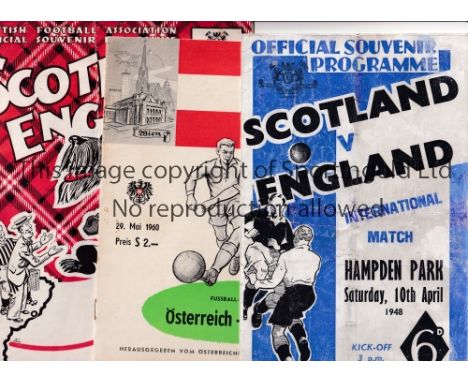 SCOTTISH FOOTBALL PROGRAMMES  Forty eight in total. 20 Cup Semi-Finals From 1955 to 1972 including Airdrie v Celtic 26/3/55, 