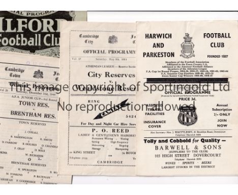 NON-LEAGUE FOOTBALL      In 1951 Cambridge was granted City status. Both Town and Abbey United applied to become Cambridge Ci