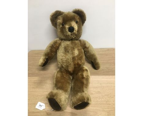 LOVELY VINTAGE PLUSH TEDDY BEAR WITH WORKING GROWLER APPROXIMATELY 60CM H