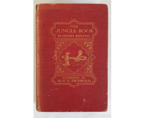 The Jungle Book by Rudyard Kipling, 1908, Macmillan, First Colour Edition HB Illustrated by M &amp; E Detmold (16 Illustratio