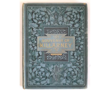 Kerry: Souvenir of Killarney, 1892, 24 vibrant coloured postcard size coloured views printed two to a page on light card and 
