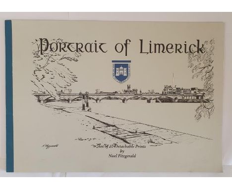 Portrait of Limerick by Noel Fitzgerald. Ryan’s Nicholas Street, Limerick. Circa 1980. 10 very large format detachable drawin