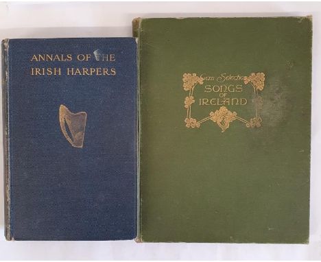 Annals of the Irish Harpers Charlotte Milligan Fox, publisher Smith, Elder o, 1911, 1st Ed. Cloth covers gilt harp to front a