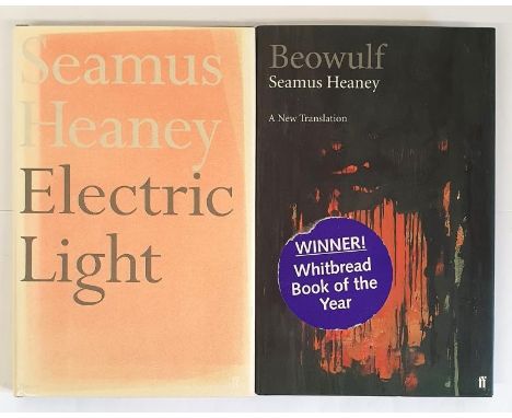 Heaney, Seamus Electric Light, 2001, first edition; Beowulf, 1999, first edition, both in dust jackets. [2 items]