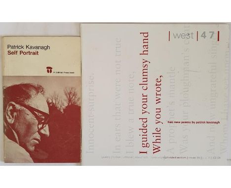 Patrick Kavanagh. Self Portrait. Dolmen Press. 1964. 1st. Illustrated and West 47. Galway Literary Journal limited edition (4