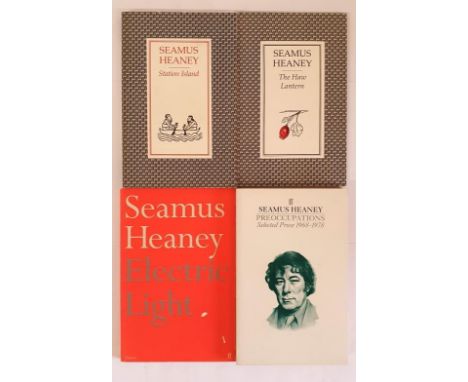 Heaney, Seamus Station Island, 1984; The Haw Lantern, 1987; Electric Light, 2001, all first paperback editions, nice copies a