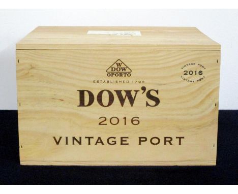 6 bts Dows Vintage Port 2016 owc