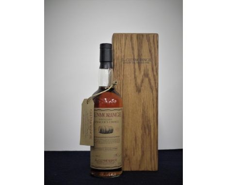1 70-cl bt Glenmorangie Manager's Choice Cask Strength Single Highland Malt Scotch Whisky, First laid down 16th November 1987
