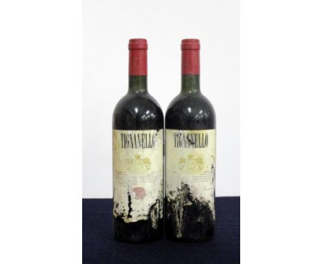 2 bts Tignanello Vintage Unknown (vendor records denote 1999) vts, ts, cdl/ pt dis