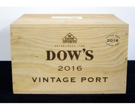 6 bts Dows Vintage Port 2016 owc