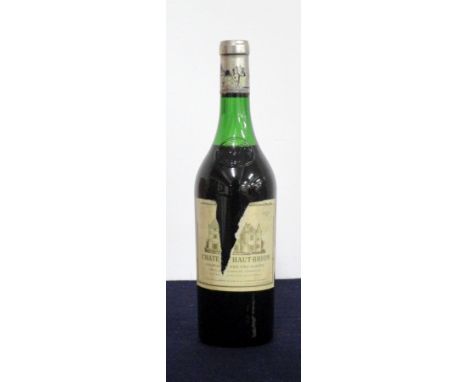 1 bt Ch. Haut-Brion 1970 Pessac (Graves), 1er Cru Classé 8 mm below top of button, torn/aged label