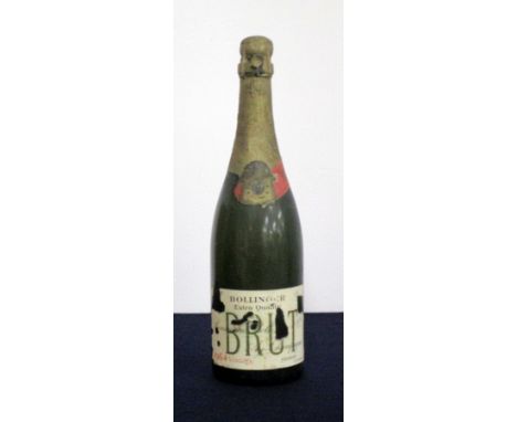 1 bt Bollinger Extra Quality Vintage Champagne 1964  good fill level, sl torn/aged label, torn neck label