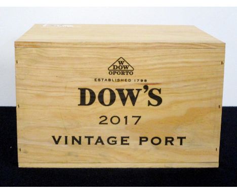 6 bts Dows Vintage Port 2017 owc