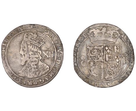 Charles I (1625-1649), Third coinage, Falconer’s Anonymous issue, Twelve Shillings, mm. thistle-head, small letters, 5.62g/6h